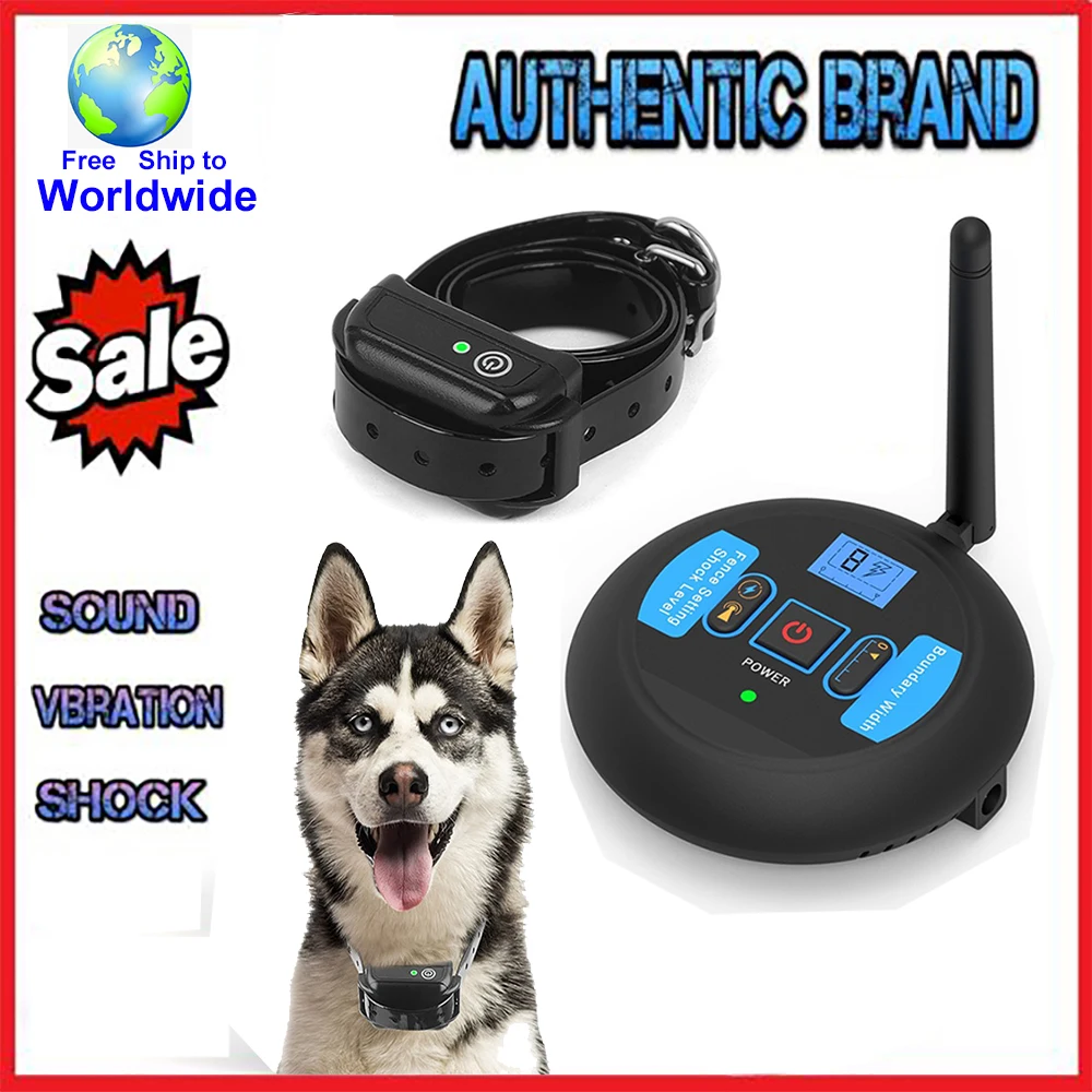 200m Dog Wireless Rechargeable Electric Fence, IP68 Waterpro