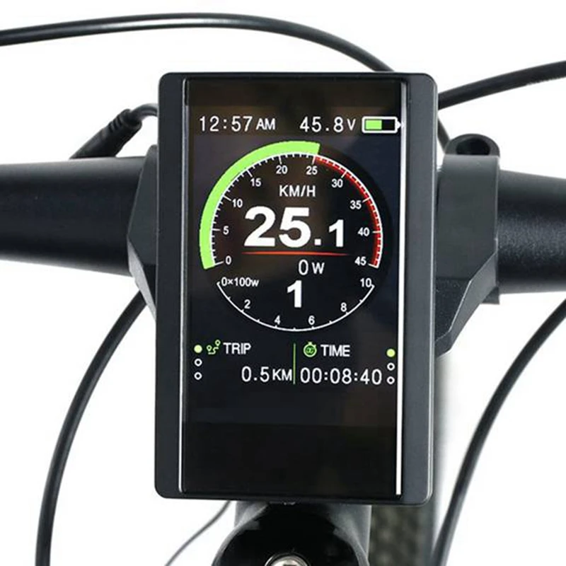 Новый электрический велосипед P850C полноцветный ЖК-дисплей дисплей спидометра