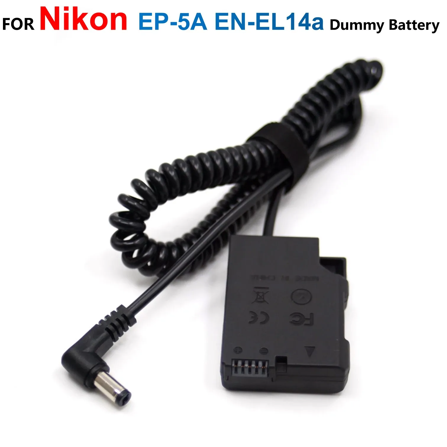 

EN-EL14a Fake Battery EP-5A DC Coupler Spring Cable For Nikon P7800 P7700 P7100 D5600 D5500 D5300 D5200 D5100 D3400 D3300 Camera