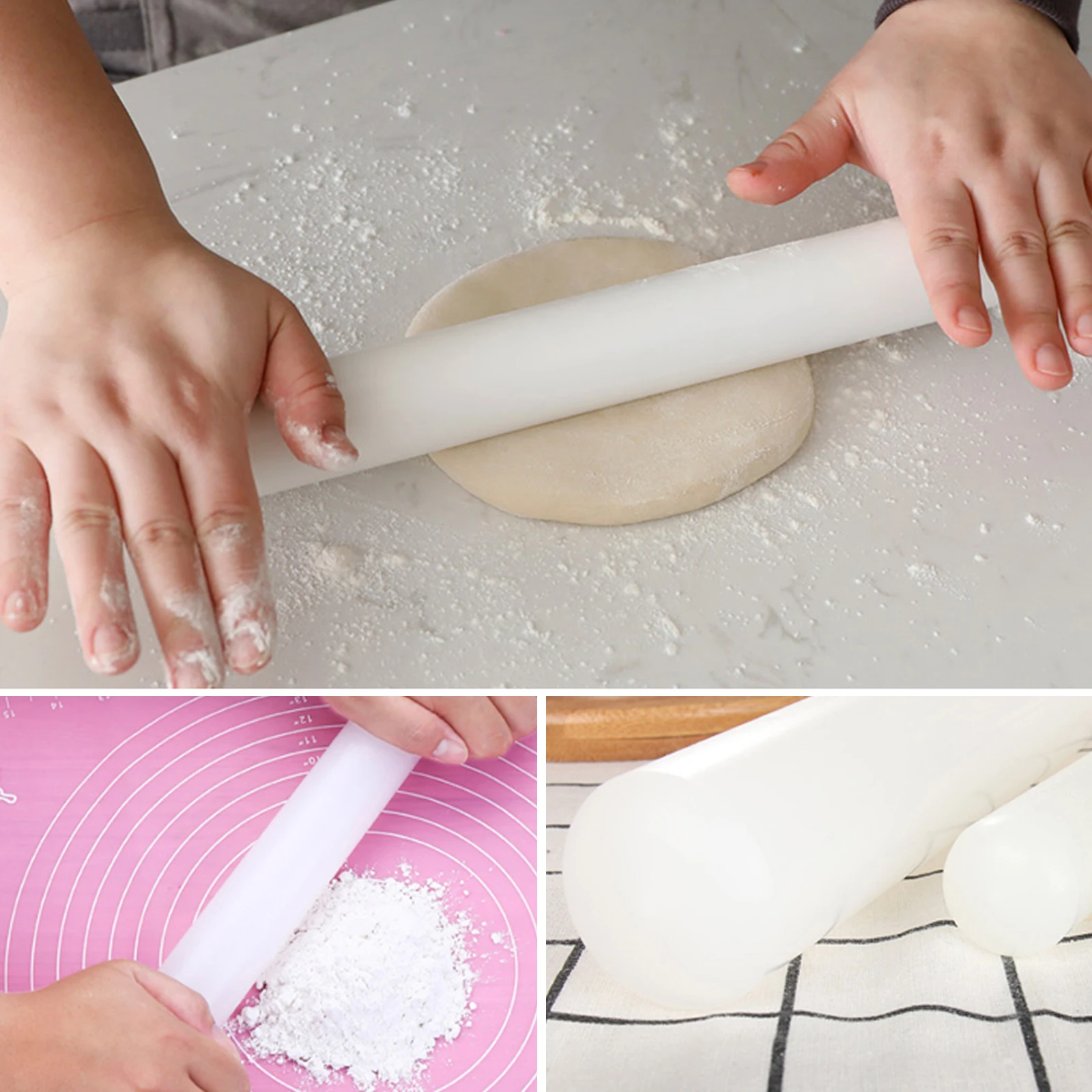 

Пластиковая скалка для теста, пиццы, пасты