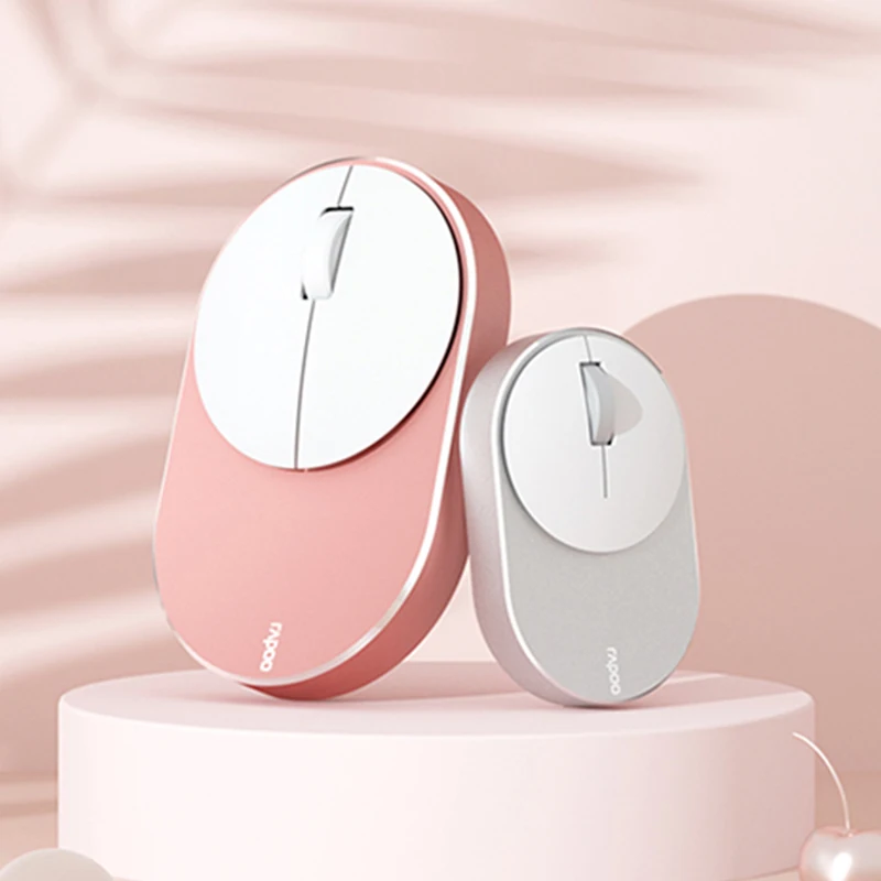 

M600G Mini Small Wireless 2.4G Bluetooth 4.0 3.0 Mouse Aluminum Alloy Shell For Computer PC Laptop For Girls