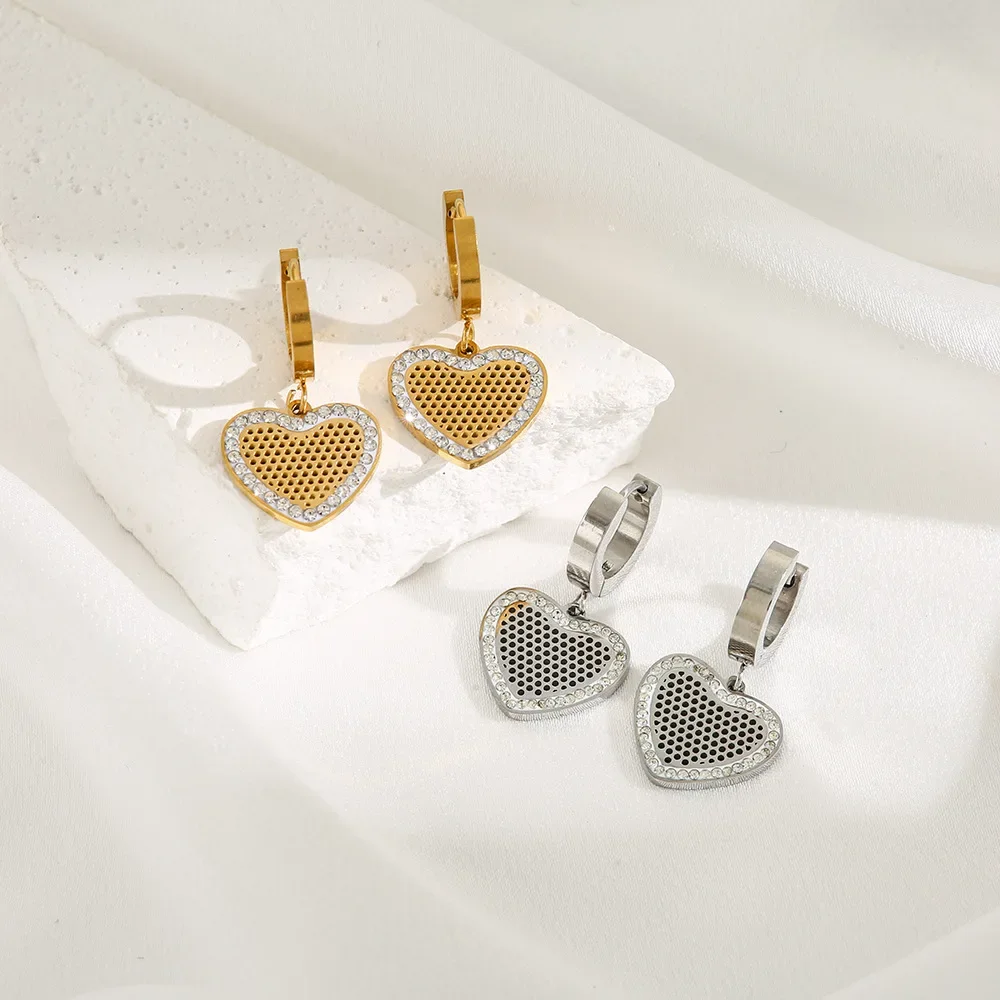 Новые модные трансграничные серьги из титановой стали простые уникальные