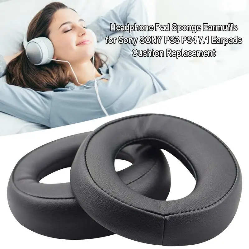 

Headphone Pad Sponge Earmuffs For PS4 7.1 Earpads Cushion Replacement Headphone Cover Support Wholesale Drop Shipping