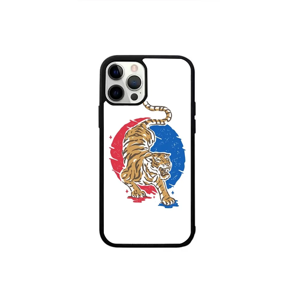 Чехол для телефона Taegeuk TIger с иллюстрацией IPhone 15 14 13 Pro Max 11 12 Mini Alex Mirror Magsafe чехол