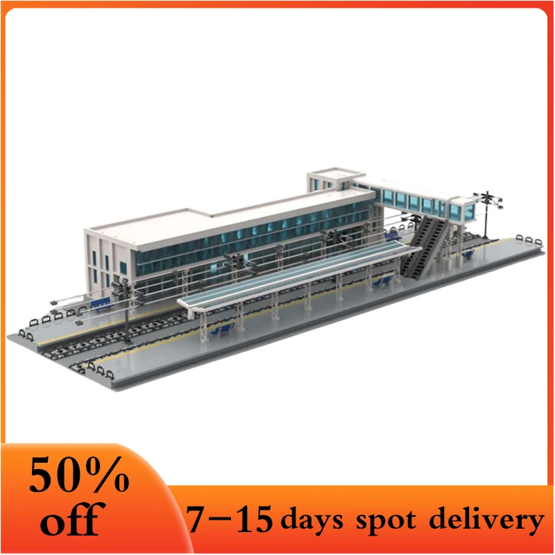 

10556PCS Customized MOC Modern Central Station Street View Model Building Blocks Bricks Children Birthday Toys Christmas Gifts