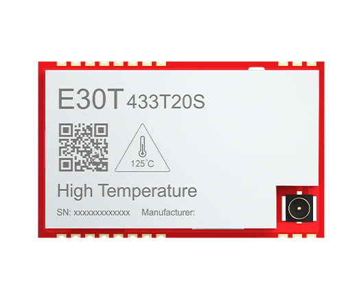 The 433mhz wireless serial port transceiver integrated transmission communication module is resistant to ultra-high temperature