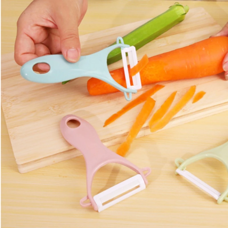 

3pcs kitchen multi-function peeler Fruit peeler knife Easy peeling ceramic peeler knife Potato peeler knife kitchen