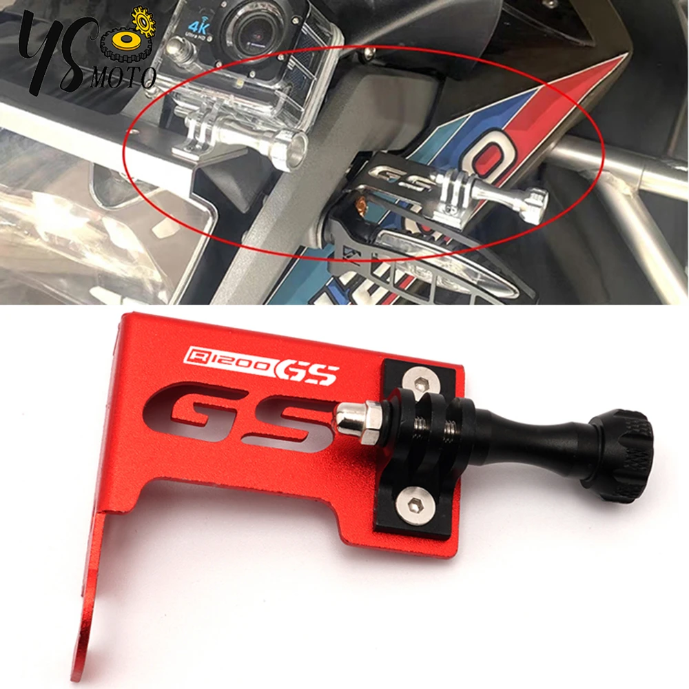 

CNC Motorcycle For BMW R1200GS LC GS R1250GS Adventure R 1200 GS R1200 GS LC ADV For Go Pro Dash Cam Front Left Bracket Support