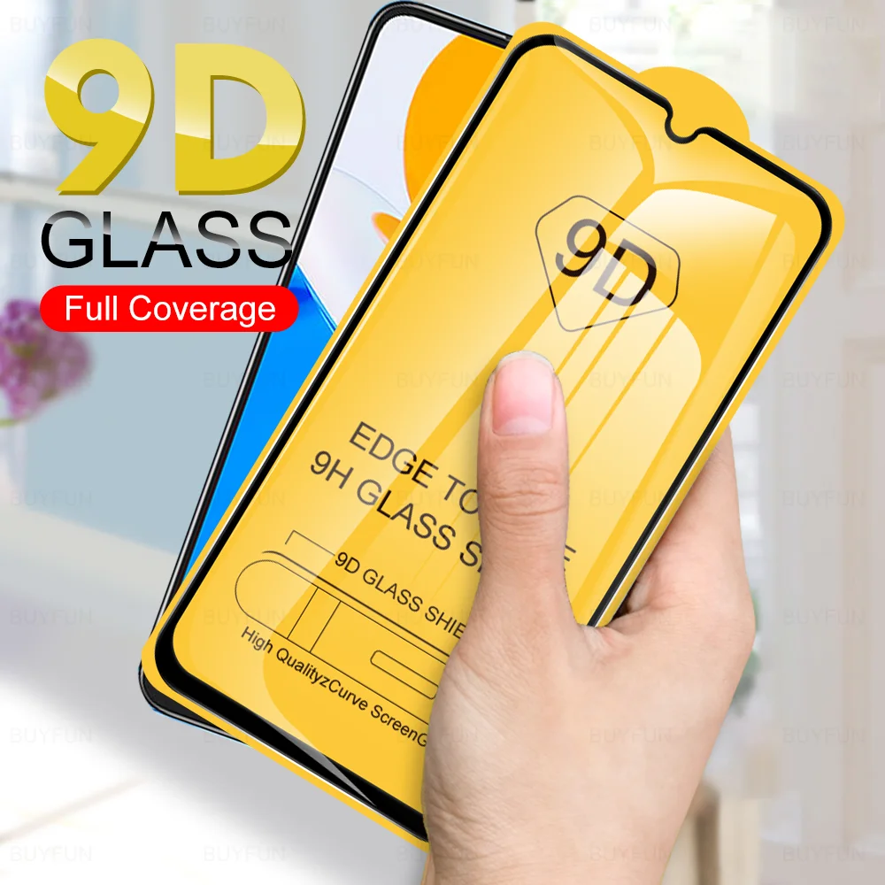 

1 шт. 9D Защитная стеклянная пленка для телефона Honor X7 с черными краями, закаленное стекло, Защита экрана для HonorX7, Honor X 7, Honor X, Φ