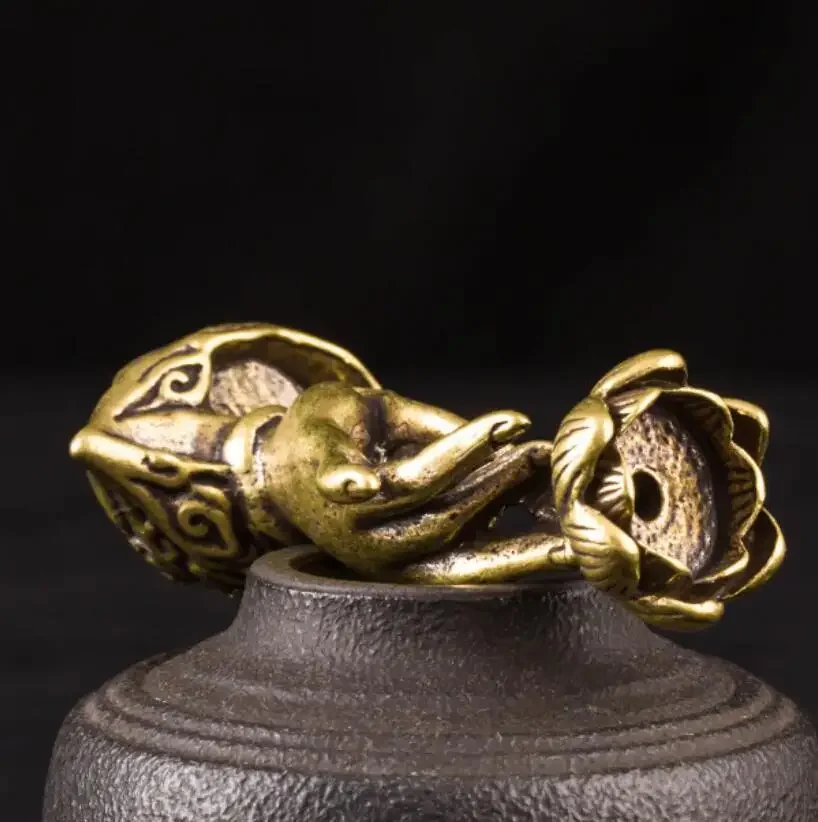 Латунные украшения для чайной церемонии руки Будды поворотный обратный поток