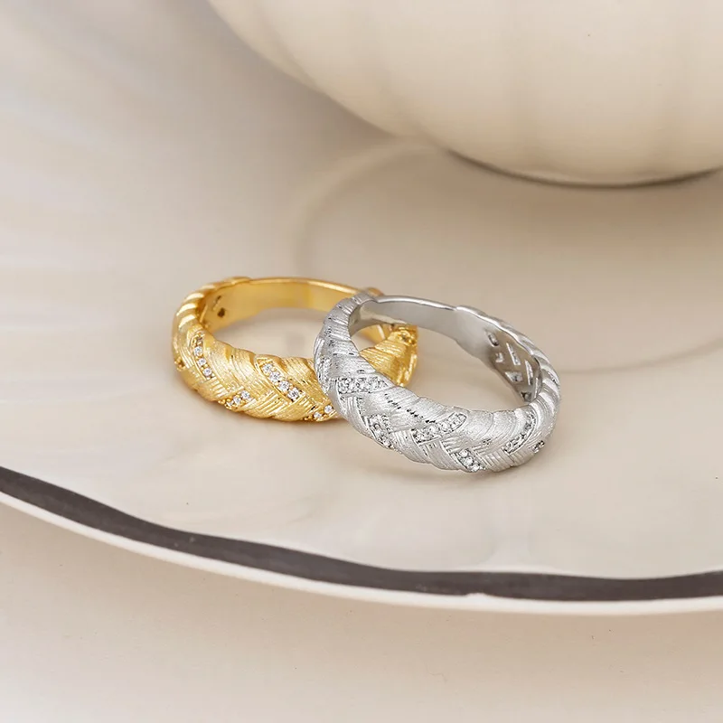 Новинка корейская мода классическое медное Плетеное украшение в виде пшеничного