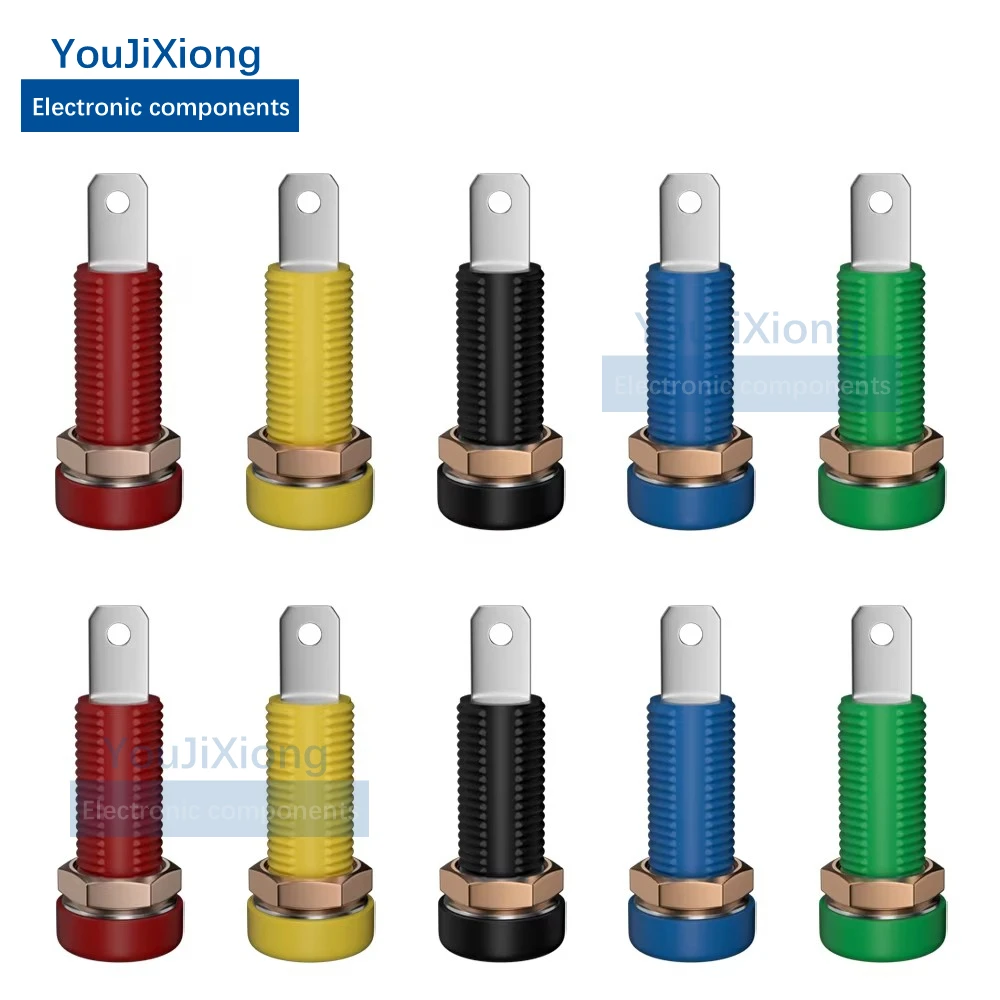 Розетка типа банан 4 мм/8 мм розетка для панели с открытым отверстием/латунная