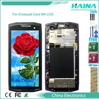mobile lcd screens for crosscall core m4 lcd display touch screen digitizer glass panel sensor phone repair parts tools