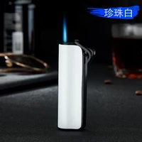 brand new metal windproof gas jet lighter butane turbo torch lighter for cigars cigars outdoor survival gadget gifts for men