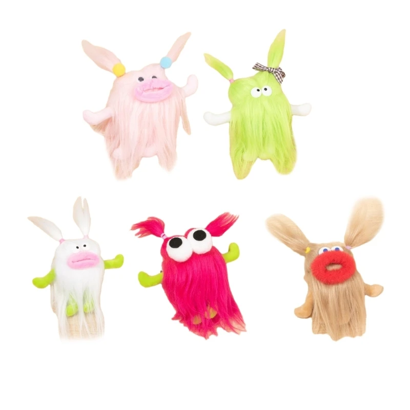 

Плюшевая заколка для волос в виде зверя для девочек-подростков, милые заколки для волос, боковая заколка для волос, заколки для