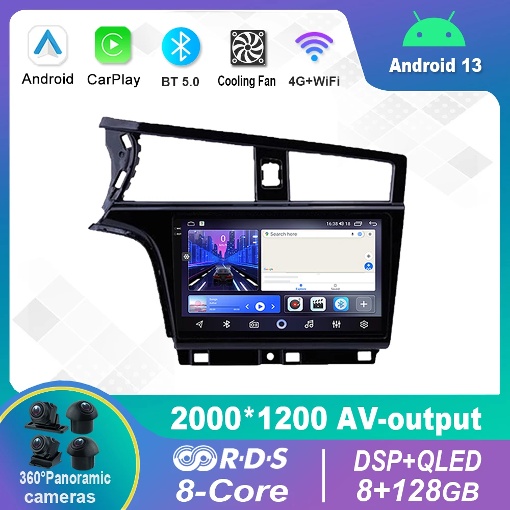 

Android 13.0 Car Radio Multimedia Video Player Navigation stereo For Nissan Venucia D60 D60 2017 - 2019 GPS Carplay 4G WiFi