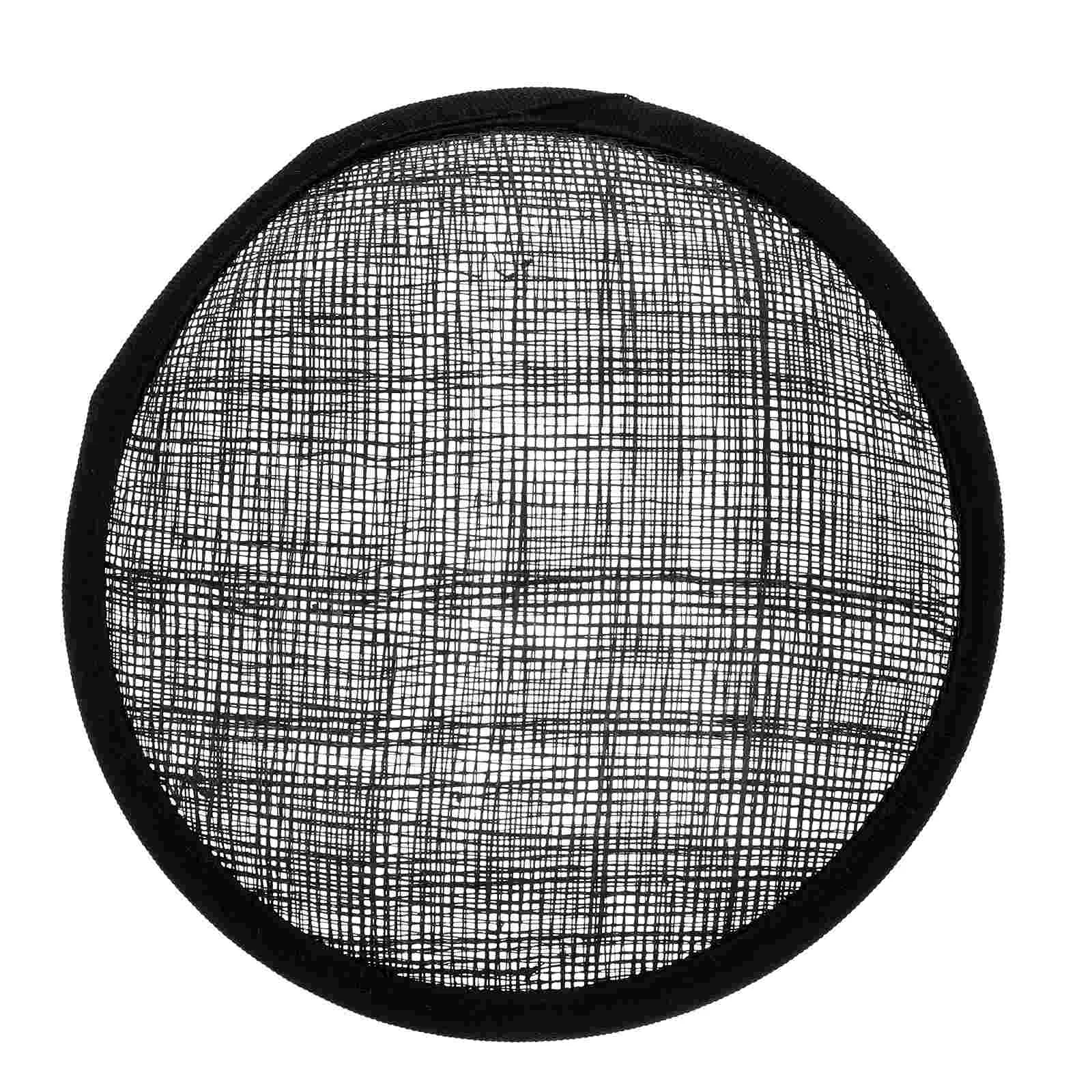 

Felt Hat Support Bow Headband Round Fascinator Base Flax Headwear DIY Accessories