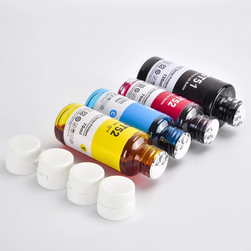 

Bottle New Improved Refill Dye Ink For HP Smart Tank 450 455 500 510 515 516 519 530 559 570 610 615 651 Printer GT51