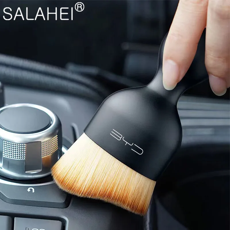 

Car Cleaning Brush Outlet Duster Tool For BYD Atto 3 Act Tang F3 E6 Yuan Song Plus EV F0 Qin Han Dolphin S6 Auto Cleaner Brushes