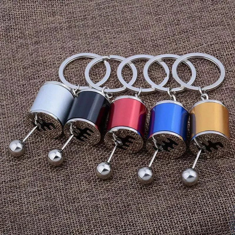 

Gear Box Keychain for Men Women Imitation 6 Speed Manual Car-styling keyring Gear Knob Shift Gearbox Stick Gift Souvenir Hot