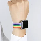 Ремешок нейлоновый для Apple watch band 38 мм 40 мм 44 мм 42 мм 41 мм 45 мм, спортивный браслет для смарт-часов iwatch Series se 7654321