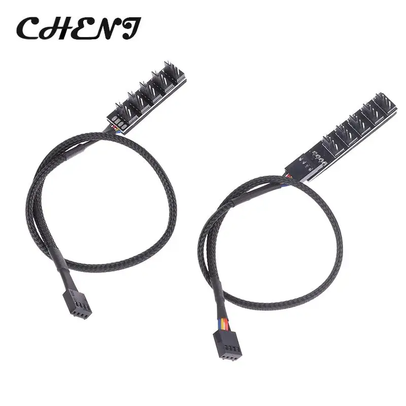 40 см, от 1 до 5, 4-контактный кулер для процессора Molex TX4 PWM, внешний охлаждающий вентилятор, Удлинительный кабель, разветвитель, адаптер, контроллер