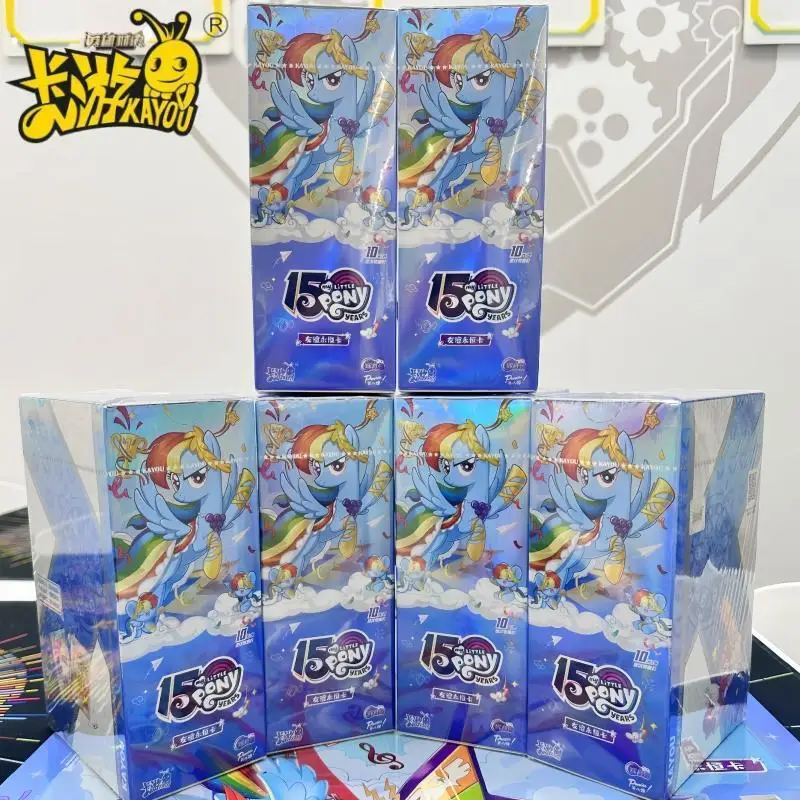 Фото Подлинная KAYOU My Little Pony Card Friendship Eternal Card Moon Bag 8th Bullet Коллекционные карты Аниме Милые игрушки Подарки для детей №1