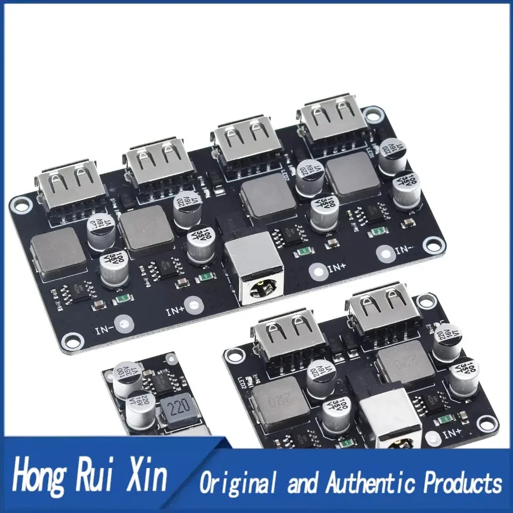 USB QC3.0 QC2.0 DC-DC понижающий преобразователь модуль зарядки 6-32 В 9 12 24 печатная плата