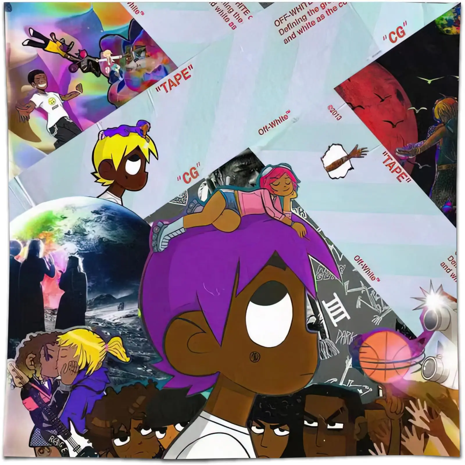 

Rapper Tapestry Hip Hop Tapestry Lucky Tapestry for Bedroom Aesthetic Rap Singer Poster Funny Tapestries Wall Hanging Room Decor