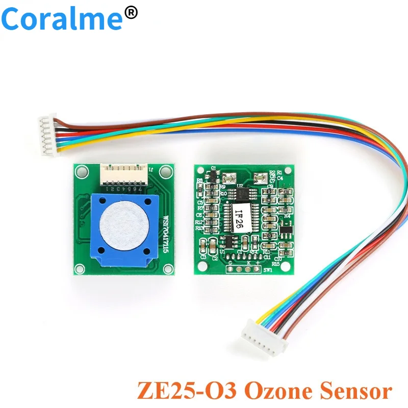 

ZE25-O3 Ozone Sensor Module Gas Sensor DetectIng O3 Ozone UART/Analog Voltage/PWM Wave 3.7-5.5V