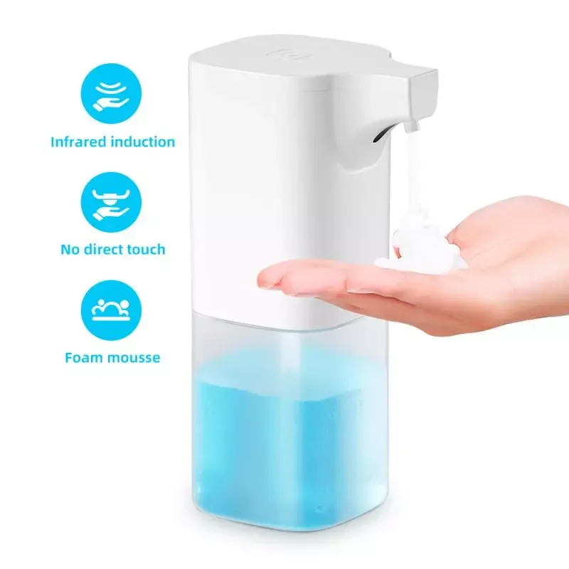 

350ml Liquid Dispenser Automatic Waterproof Foam Soap Dispenser Sensor Touchless Hand Washer Soap Dispenser Pump Dropshipping