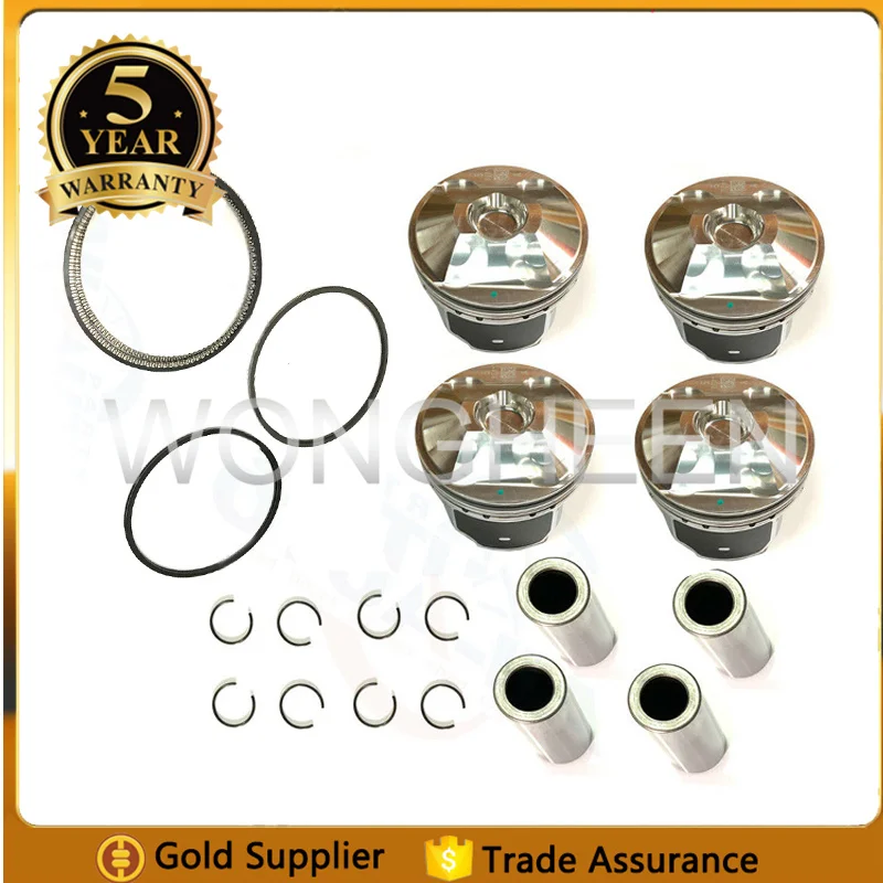 Фото 1 комплект поршней двигателя с штифтом PYY1-11-SA0 PYY411SA0 подходит для Mazda M3 M6 CX-5 Skyactiv 2.5L 2011 2012 2013 2014 2015 2016 2017 2018 №2