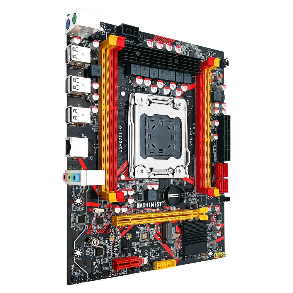Machinist X79 материнская плата с LGA 2011 Xeon E5 2620 V2 CPU поддержка DDR3 оперативная память NVME M.2