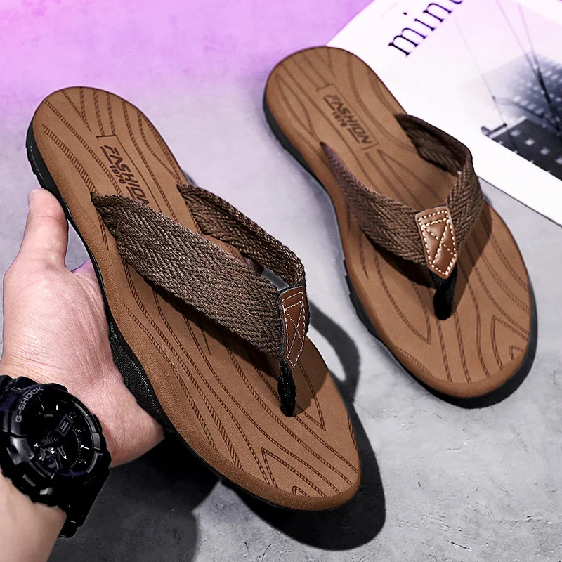 

Men Beach Flip Flops Summer 2023 New Mens Non Slip Slippers High Quality Light Flip Flop Claquette Homme Fashion Dropshipping