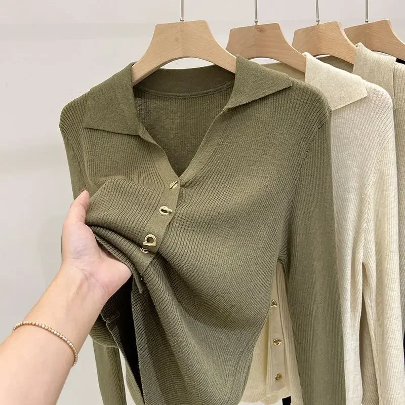 Вязаный кардиган женский тонкий винтажный повседневный свитер мягкий