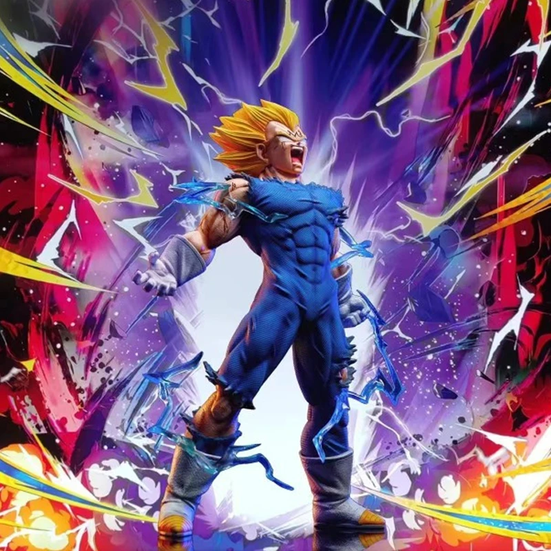 

Dragonball Z Self-destruct Majin Vegeta Action Figure God Super Saiyan Vegeta Battle PVC Anime DBZ Model Collection Statue Toys