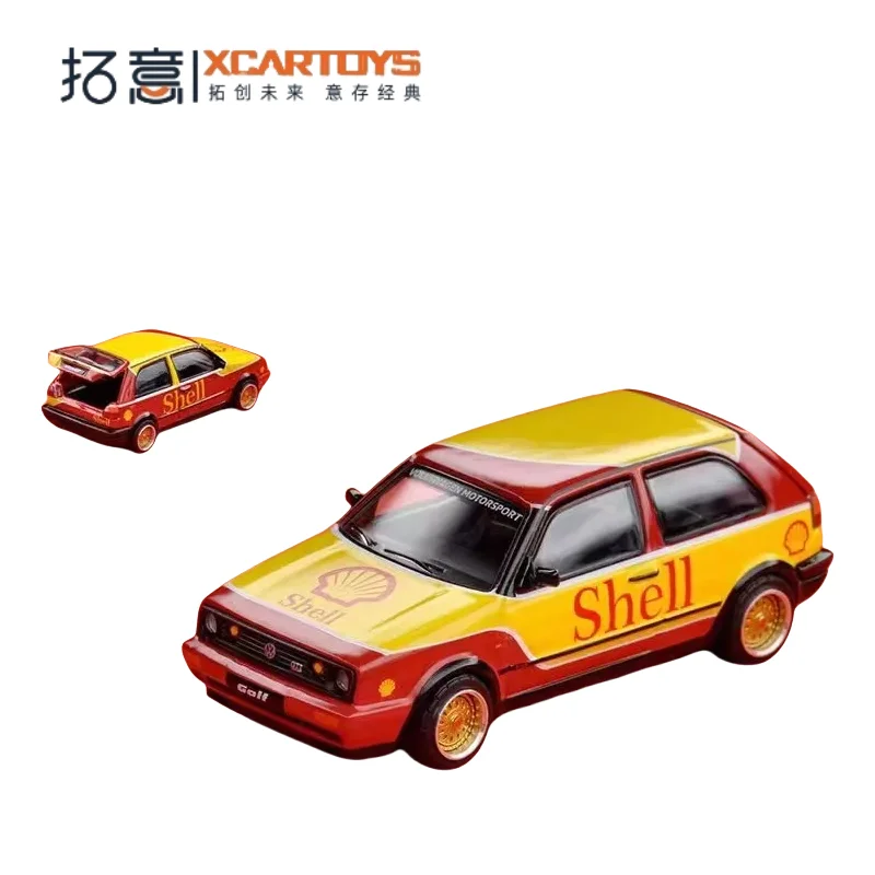 XCARTOYS 1:64 POPRACE SHELL Toyota Yaris Honda FL5 Volkswagen Golf Shell литый под давлением модель автомобиля из
