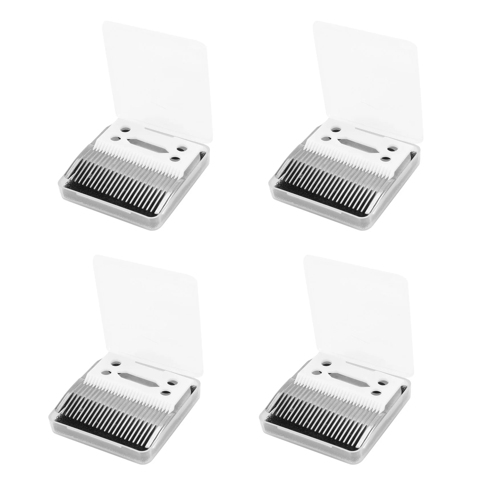 

8Pc Hair Beard Replace Ceramic Blade Cutter Metal Bottom for Shear Clipper