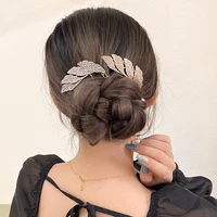 new korea crystal u shape hairclip rhinestone hair sticks bridal barrette elegant hairpins wedding hairstyle tool headwear