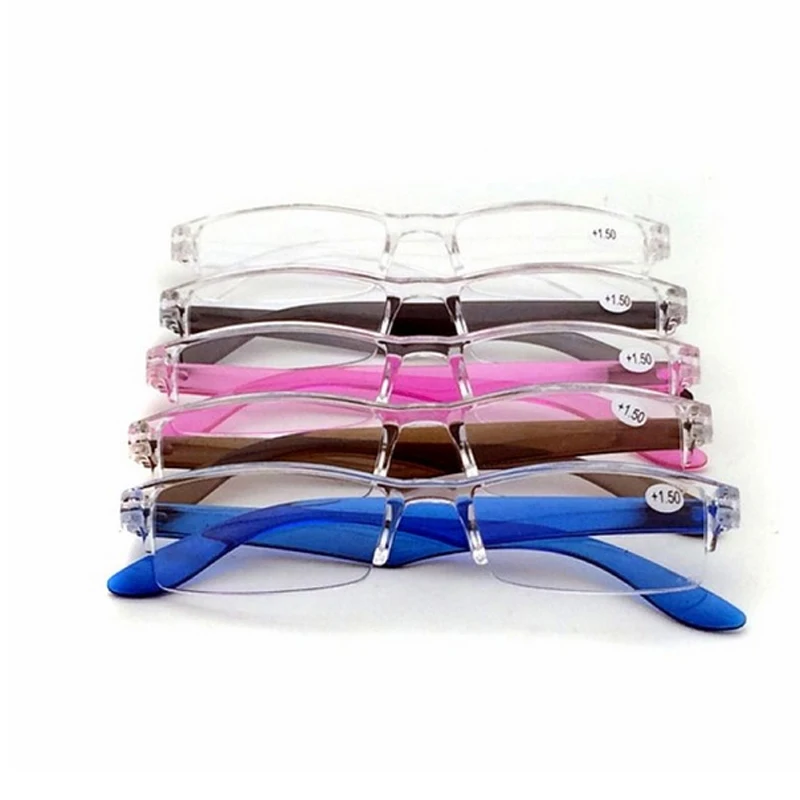 

Reading Glassses Portable Ultralight Square Frame Presbyopia Eyeglasses For Men Women Diopter +1.0 +1.5 +2.0 +2.5 +3.0 +3.5 +4.0