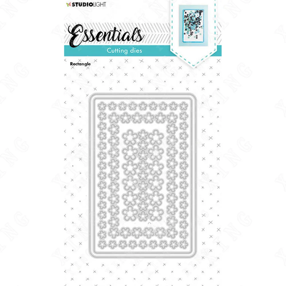 

Rectangle Frame New Arrival Metal Cutting Dies Diy Crafts Templates Scrapbooking Diary Paper Album Decoration Embossing Molds