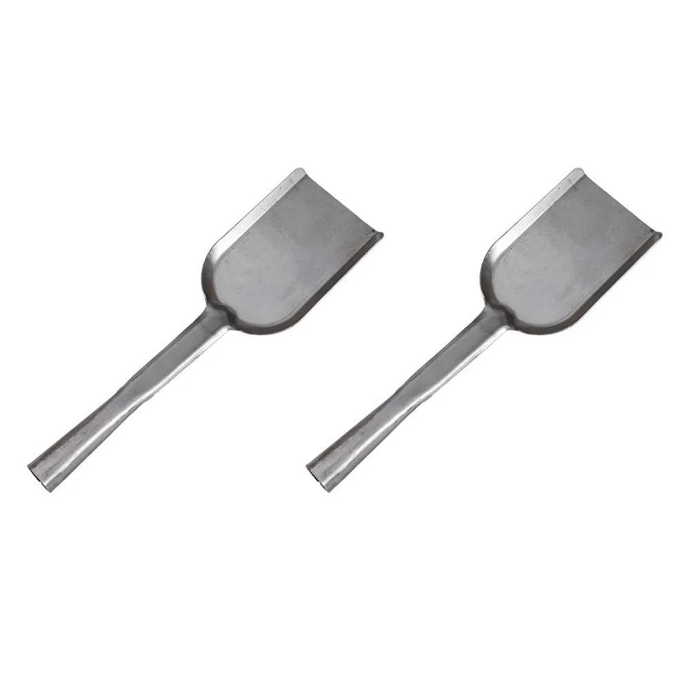 

2 Pcs Grill Accessories Soot Coals Spade Soil Shovels Coal-ash Supplies Hand-made Multifunctional Scooping