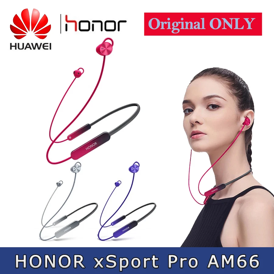 Оригинальные беспроводные наушники Huawei Honor xSport PRO AM66 с шейным ободом Bluetooth 5 0