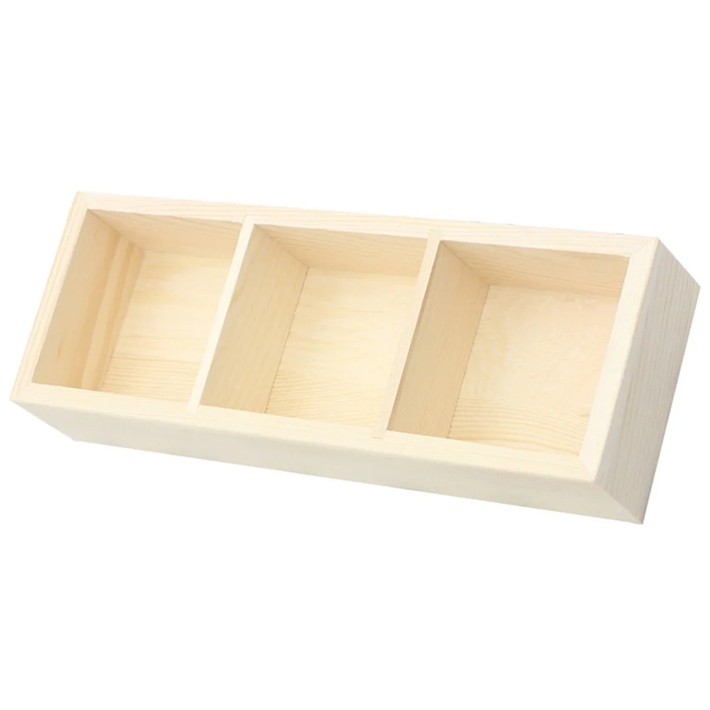 

Tea Box Organizer Storage Coffee Holder Condiment Packet Wood Wooden Display Sugar Containers Kitchen Drawer Cabinets Pantry