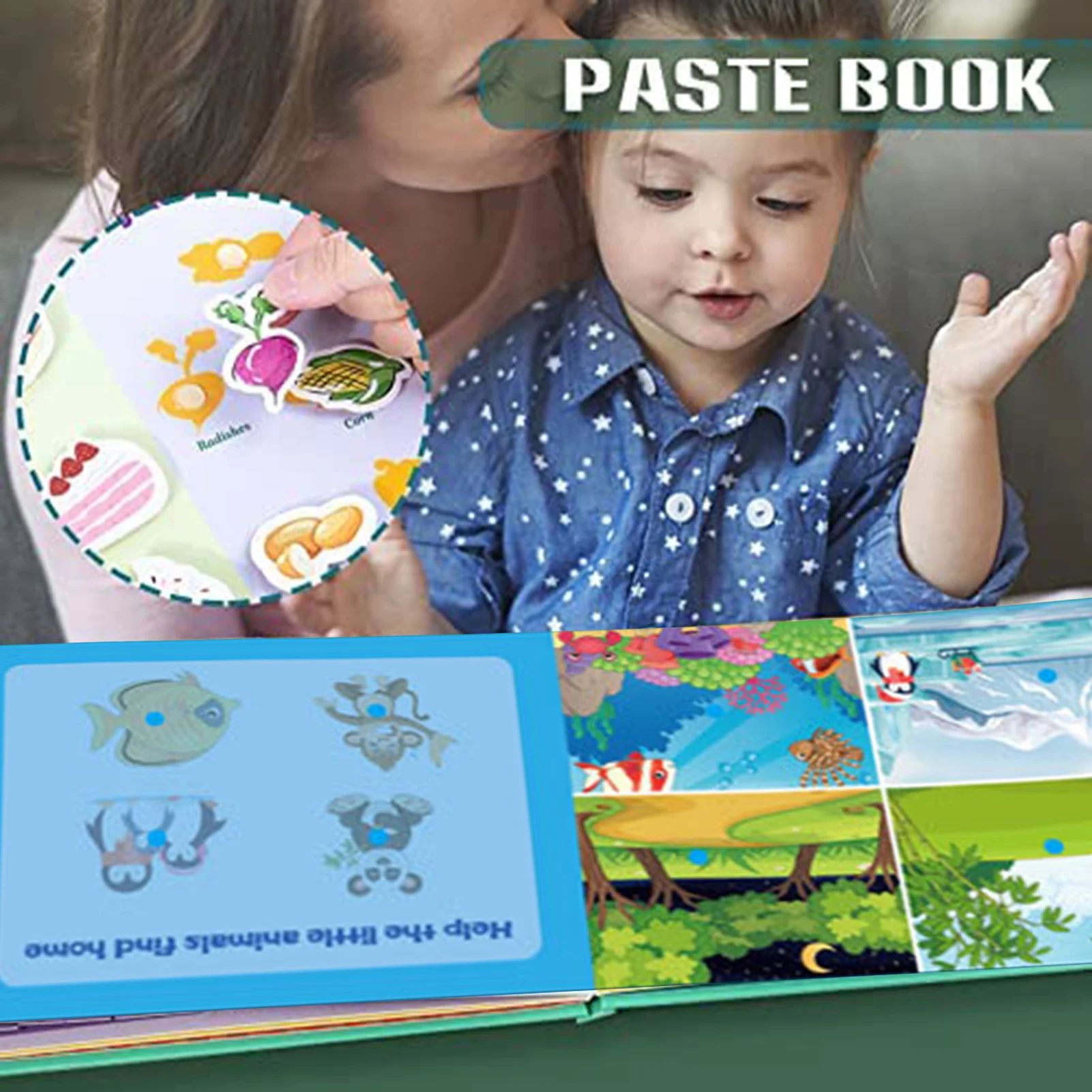 

Busy Book For Boys And Girls Develop Learning Skills & Fine Motor Skills Children's Educational Toys Sensory Educational Toys