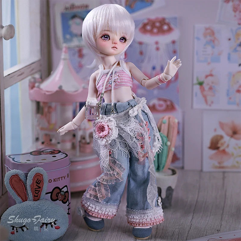 Shuga Fairy Sapphire 1/6 BJD кукла игрушки из смолы для детей розовый крутой летний хороший