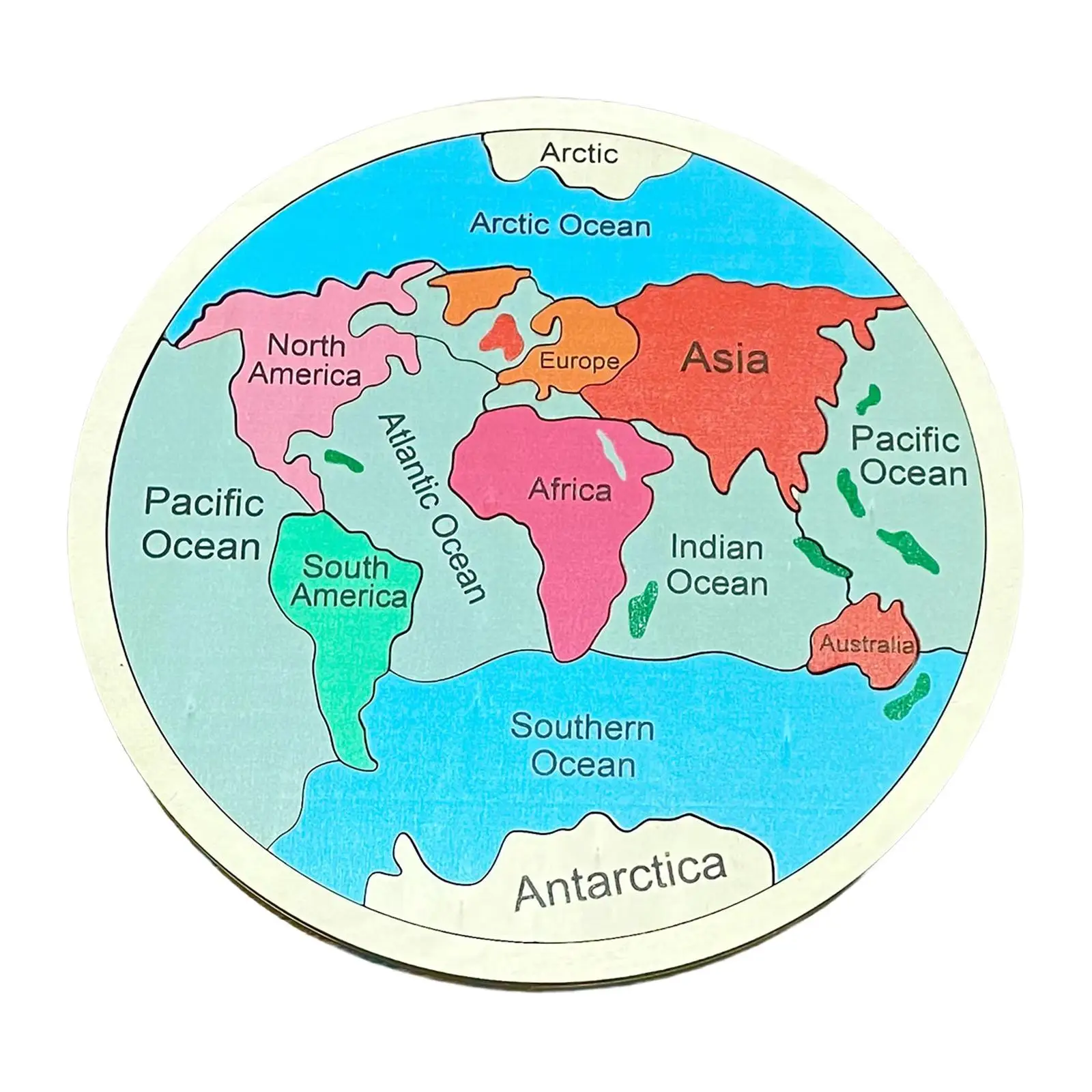 

Geography Puzzles Preschool Learning Wooden Puzzle 7 Continent Puzzle Toy for Boys Girls Toddlers Birthday Gifts