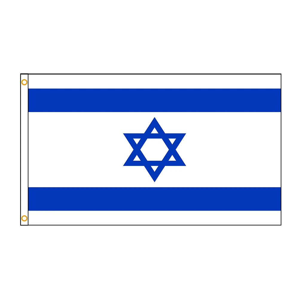 QLFLAG 3X5Fts 90X150см ISR IL Национальный флаг Израиля