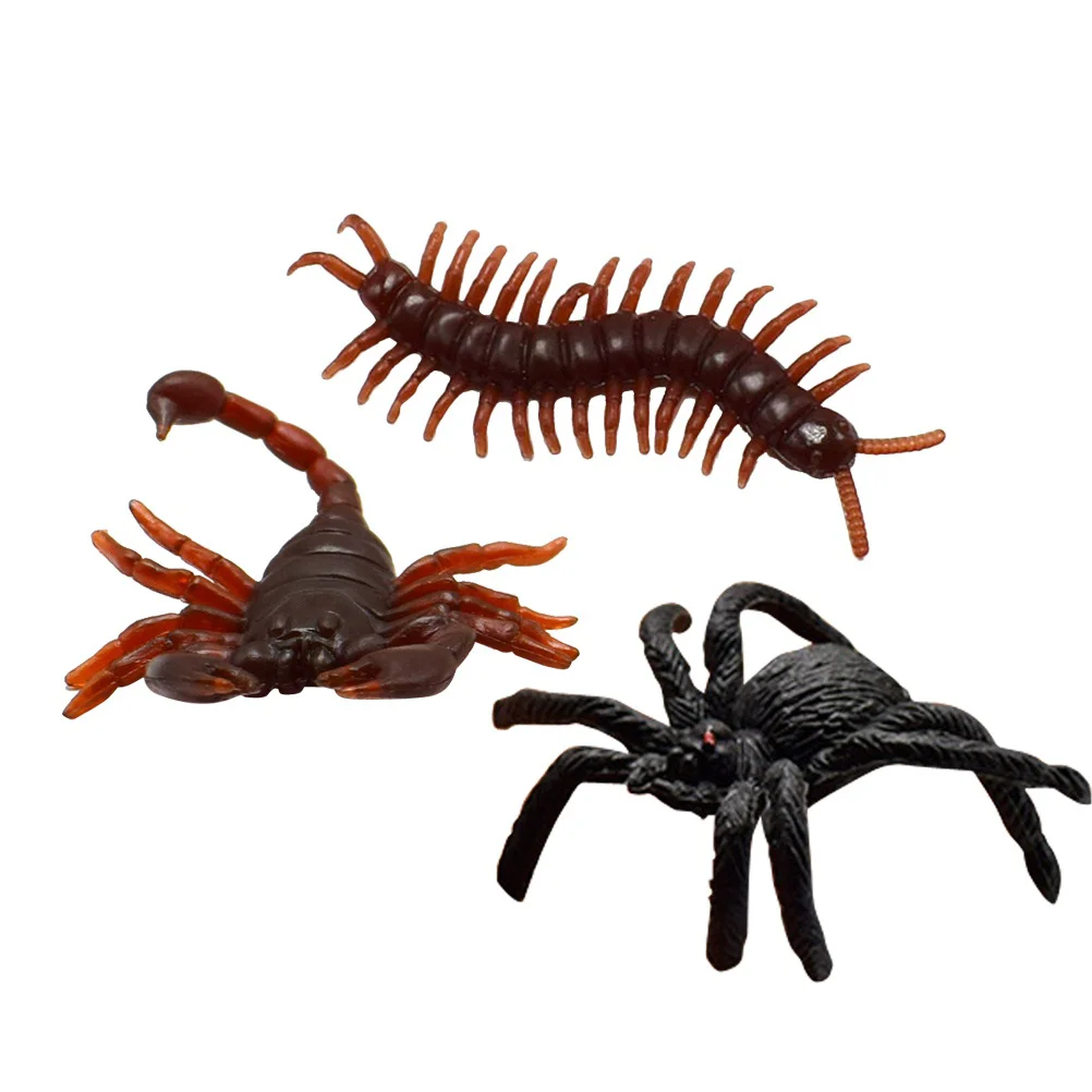 

60 Insect Prop Practical Unique Simulation Scary Spider Scorpion Prop Artifical Bugs Trick Party Decor for