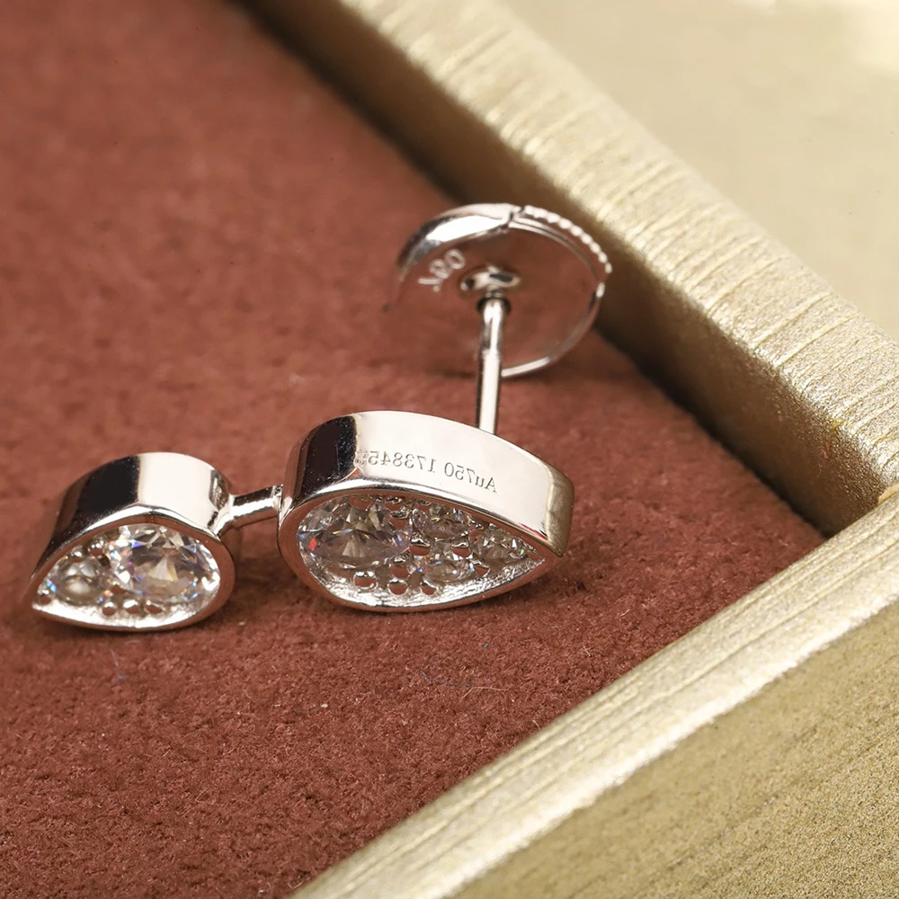 hot brand pure 925 sterling silver ladies jewelry for women teardrop shaped earrings party gifts sliver balls stud earrings free global shipping